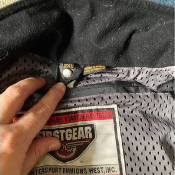 Men’s First Gear Padded Motorcycle Jacket winter - Picture 8 of 8